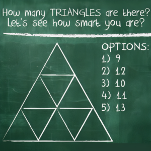 How Many Triangles Are There? - Math Riddles